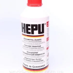 Антифриз HEPU червоний G12 концентрат 1,5 л — ефективний захист двигуна