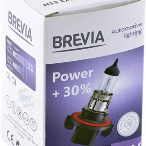 Галогенова лампа Brevia H13 12V 60/55W P26.4t Power +30%