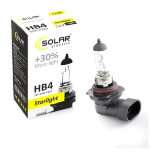 Галогенна лампа Solar HВ4 +30% 12V