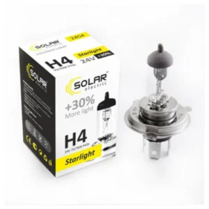 Автолампа SOLAR H4 24V 75/70W P43t-38 Starlight+30