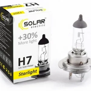 Автолампа галогенова Solar Starlight +30 H7 55W, 1 шт.
